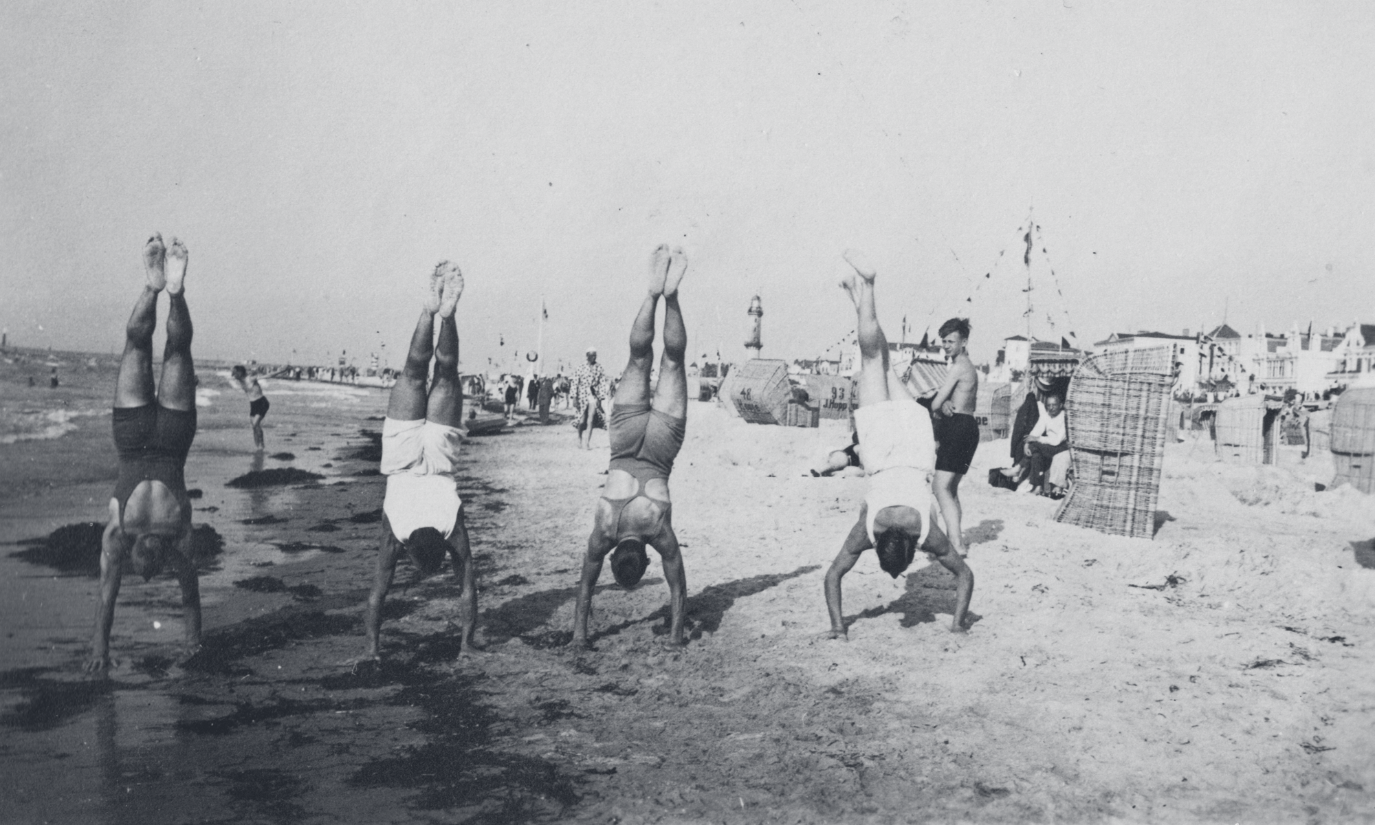 Männer Turnverein Warnemünde von 1887 am Strand