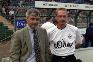 DFB-Pokal 1997/98: SV Warnemünde gegen Borussia Dortmund. Foto: Wolfgang Groß