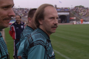 DFB-Pokal 1997/98: SV Warnemünde gegen Borussia Dortmund. Foto: Wolfgang Groß